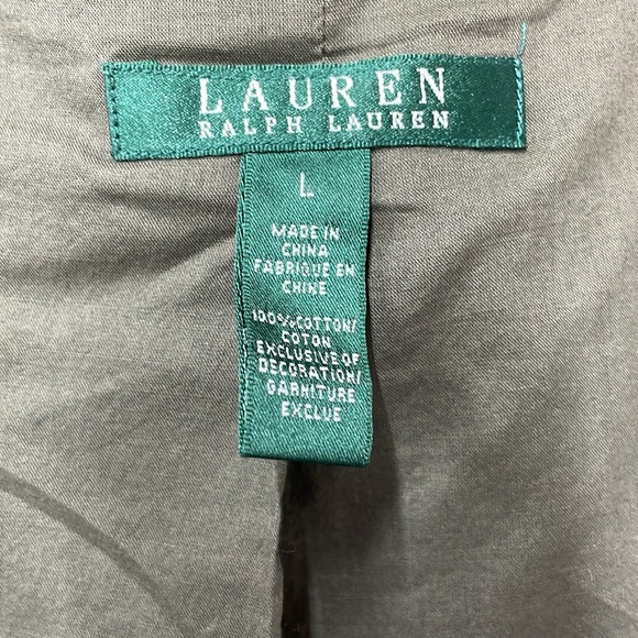 Ralph Lauren army green, lightweight, 100% cotton jacket, size L - Picture 7 of 10
